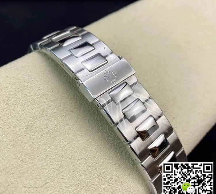 Patek Philippe Nautilus 5713 1G-010 PPF Factory 1:1 Best Edition Replica Watch V4 White Dial Swiss Cal.324 SC